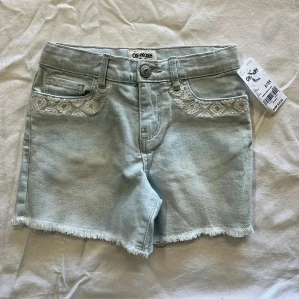 Oshkosh kids blue Jean shorts 6/6x